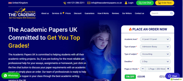 the academic papers UK